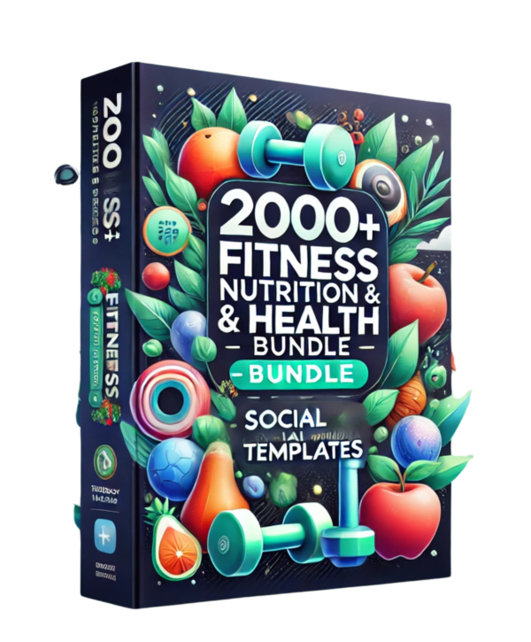 2000+ Fitness, Nutrition & Health Bundle - Social Media Templates