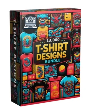 1 Lakh+ High Demandig Editable T-shirt Designs Bundle